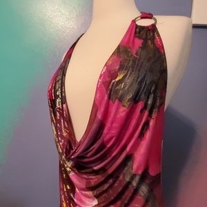 Wet seal low cut halter top/dress